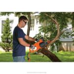 BLACK+DECKER Električna motorna žaga 8 amperov 14 in 8B2Z392 na prostem - Image 2