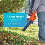BLACK+DECKER električni puhalnik listja 7 amperov 8B2Z444 na prostem - Image 5