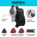 BLACK+DECKER matrični oscilacijski nastavek za večnamensko orodje s kovčkom za shranjevanje 8B2Z684 orodja - Image 6