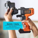 BLACK+DECKER matrični oscilacijski nastavek za večnamensko orodje s kovčkom za shranjevanje 8B2Z684 orodja - Image 8