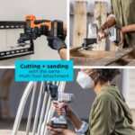 BLACK+DECKER matrični oscilacijski nastavek za večnamensko orodje s kovčkom za shranjevanje 8B2Z684 orodja - Image 9