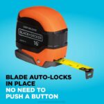 BLACK+DECKER merilni trak snop ročaj sprostitev samozaklepanje 12-foot & 16-foot 2-pack 8B2Z614 orodja - Image 3