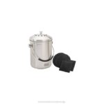 BLACK+DECKER namizna posoda za kompost iz nerjavečega jekla 166 oz. 8B2Z409 na prostem - Image 4