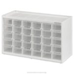 BLACK+DECKER organizator za shranjevanje majhen s 30 predali modularni sistem za shranjevanje, ki ga je enostavno zložiti 8B2Z124 dom in življenjski slog - Image 5