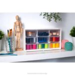 BLACK+DECKER organizator za shranjevanje velik modularni sistem za shranjevanje z 9 predali 8B2Z123 dom in življenjski slog