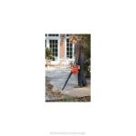 BLACK+DECKER powercommand 40v max akumulatorski pometač 8B2Z438 na prostem - Image 3