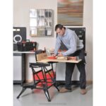 BLACK+DECKER prenosna delovna miza workmate z zmogljivostjo od 425 do 550 funtov 8B2Z689 orodja
