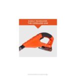 BLACK+DECKER Samo 8-palčno žago z največjo napetostjo 20 V 8B2Z396 na prostem - Image 15