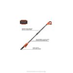 BLACK+DECKER Samo 8-palčno žago z največjo napetostjo 20 V 8B2Z396 na prostem - Image 10