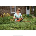 BLACK+DECKER škarje za živo mejo z rezilom z dvojnim delovanjem 16-palčni 8B2Z498 na prostem - Image 4