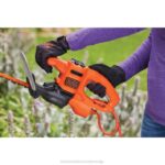 BLACK+DECKER škarje za živo mejo z rezilom z dvojnim delovanjem 16-palčni 8B2Z498 na prostem - Image 5