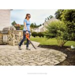 BLACK+DECKER Stroj za pometanje 40v max 8B2Z437 na prostem
