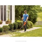 BLACK+DECKER Stroj za pometanje 40v max 8B2Z437 na prostem - Image 4