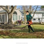 BLACK+DECKER Vakuumski mulčer za listje z električnim puhalnikom za listje 3 v 1 8B2Z442 na prostem - Image 3