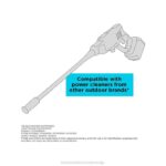 BLACK+DECKER vrečka za vodo bela 8B2Z474 na prostem - Image 2
